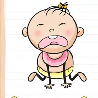 Brain Test: Tricky Puzzles Level 98 answer – The Baby Is Crying Again. I Suspect She Is Gassy